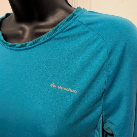 Quechua athletic tee in aqua blue - M - Picture 1 of 6